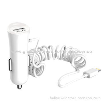 USB Charger with Lightning Tip, 12V Input